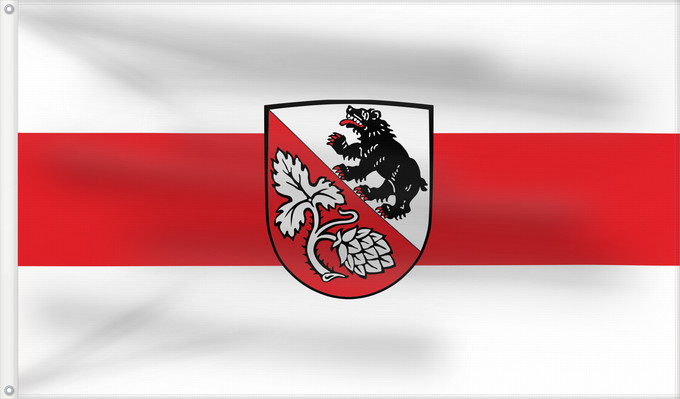 Bandera, con dos ojales metálicos y lado del asta reforzado: Obersüßbach (Bayerisches Golf- und Thermenland)