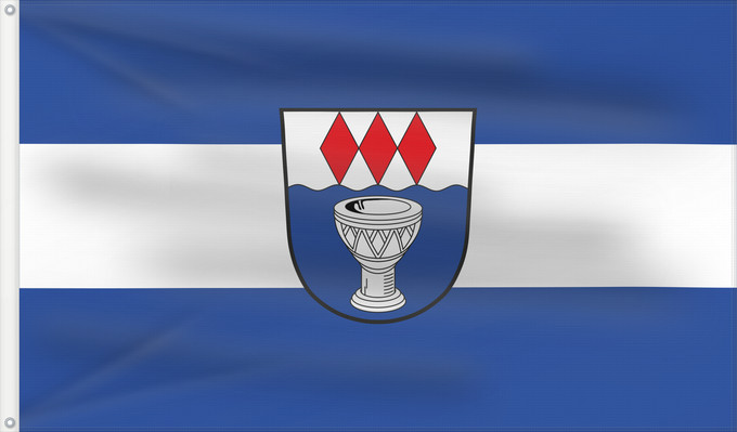 Bandera, con dos ojales metálicos y lado del asta reforzado: Schalkham (Bayerisches Golf- und Thermenland)