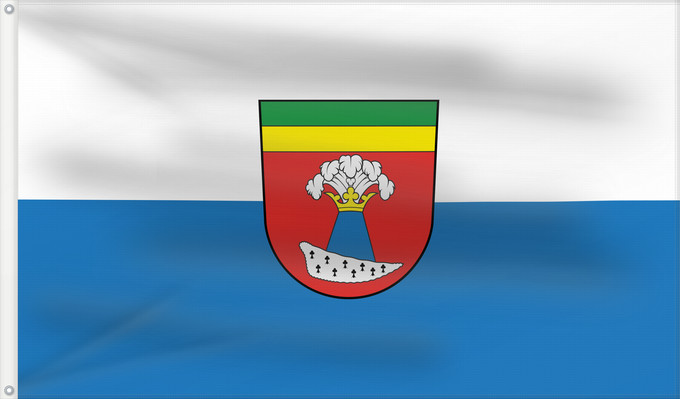 Bandera, con dos ojales metálicos y lado del asta reforzado: Vilsheim (Bayerisches Golf- und Thermenland)