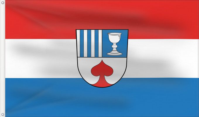 Bandera, con dos ojales metálicos y lado del asta reforzado: Weng (Bayerisches Golf- und Thermenland)