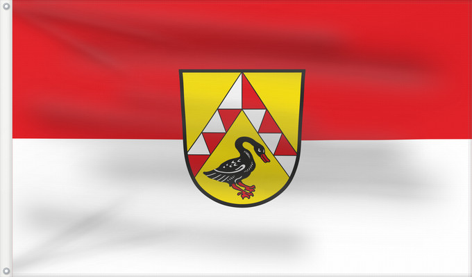 Bandera, con dos ojales metálicos y lado del asta reforzado: Beutelsbach (Bayerisches Golf- und Thermenland)