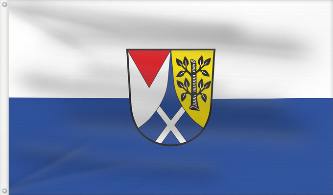 Bandera, con dos ojales metálicos y lado del asta reforzado: Haarbach (Bayerisches Golf- und Thermenland)