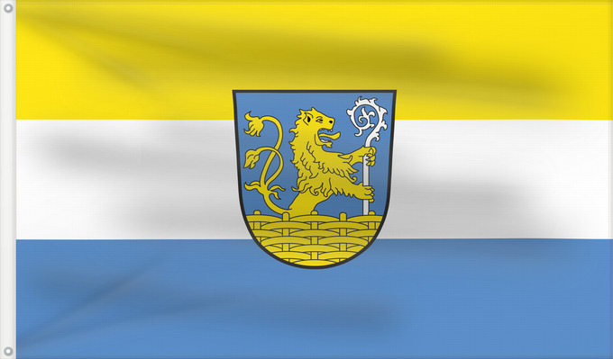 Bandera, con dos ojales metálicos y lado del asta reforzado: Malching (Bayerisches Golf- und Thermenland)