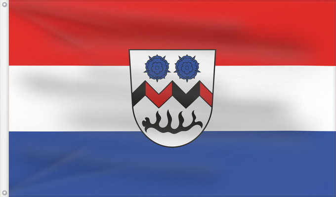 Flagge, mit zwei Metallösen und verstärktem Besatzband: Tettenweis (Bayerisches Golf- und Thermenland)