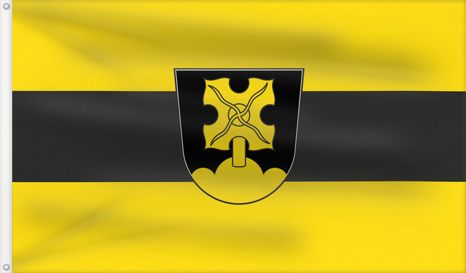 Bandera, con dos ojales metálicos y lado del asta reforzado: Thyrnau (Bayerischer Wald)