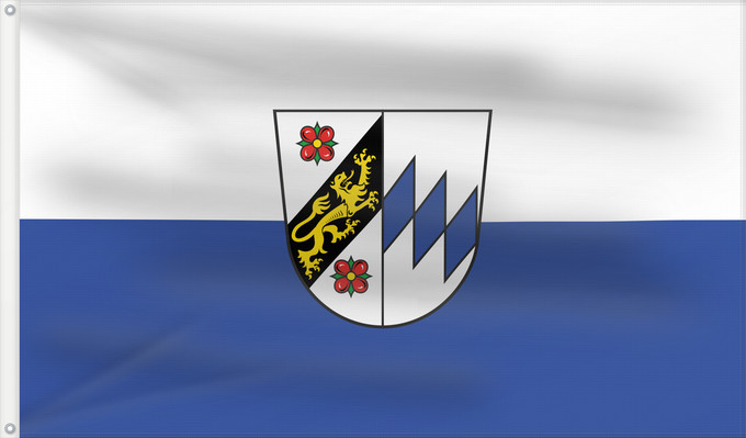 Bandera, con dos ojales metálicos y lado del asta reforzado: Tittling, M (Bayerischer Wald)