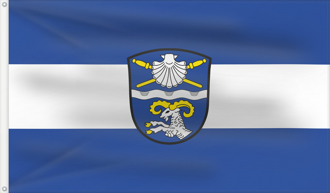 Bandera, con dos ojales metálicos y lado del asta reforzado: Achslach (Bayerischer Wald)