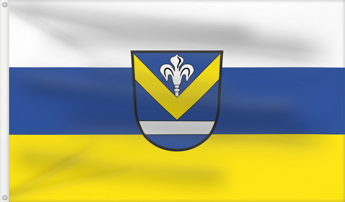 Bandera, con dos ojales metálicos y lado del asta reforzado: Dietersburg (Bayerisches Golf- und Thermenland)