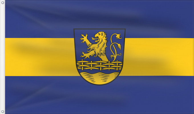 Bandera, con dos ojales metálicos y lado del asta reforzado: Ering (Bayerisches Golf- und Thermenland)
