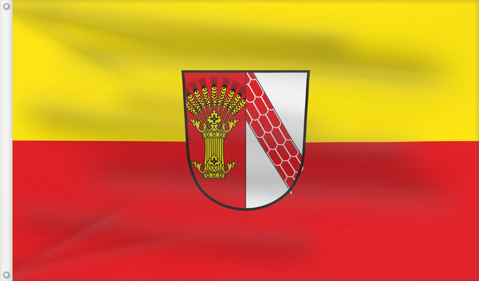 Bandera, con dos ojales metálicos y lado del asta reforzado: Malgersdorf (Bayerisches Golf- und Thermenland)