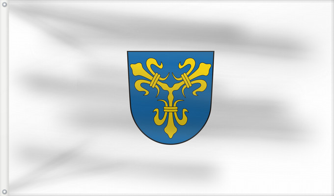 Bandera, con dos ojales metálicos y lado del asta reforzado: Massing, M (Bayerisches Golf- und Thermenland)