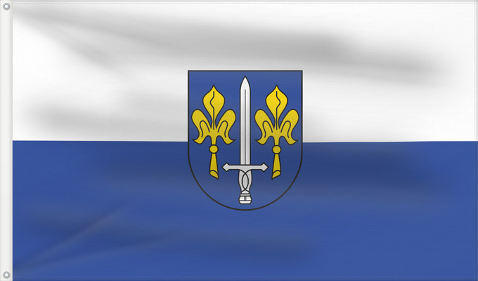 Bandera, con dos ojales metálicos y lado del asta reforzado: Zeilarn (Bayerisches Golf- und Thermenland)