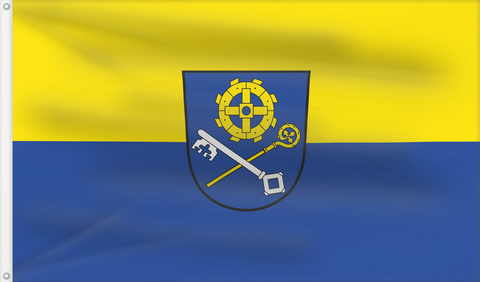 Bandera, con dos ojales metálicos y lado del asta reforzado: Konzell (Bayerischer Wald)