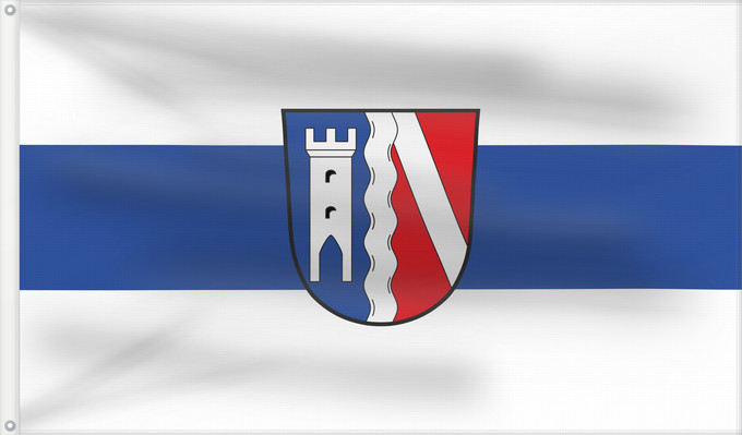 Bandera, con dos ojales metálicos y lado del asta reforzado: Laberweinting (Bayerisches Golf- und Thermenland)