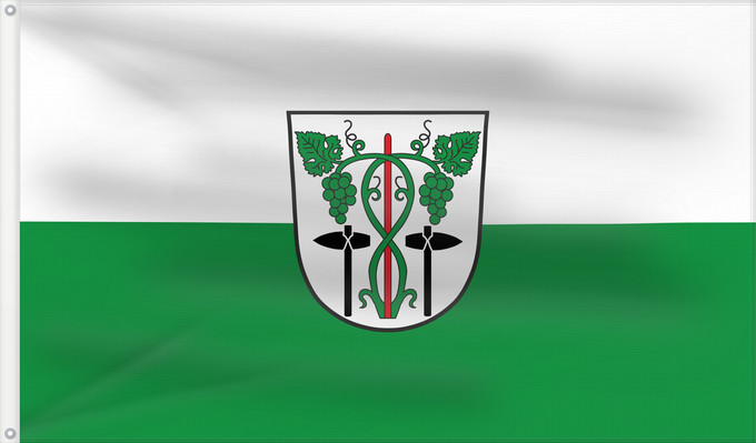 Bandera, con dos ojales metálicos y lado del asta reforzado: Niederwinkling (Bayerischer Wald)