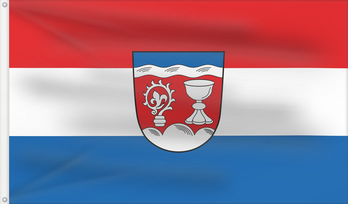 Bandera, con dos ojales metálicos y lado del asta reforzado: Perkam (Bayerisches Golf- und Thermenland)