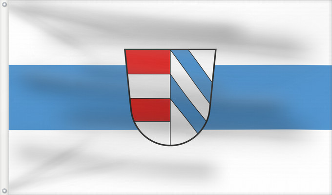 Bandera, con dos ojales metálicos y lado del asta reforzado: Rain (Bayerisches Golf- und Thermenland)