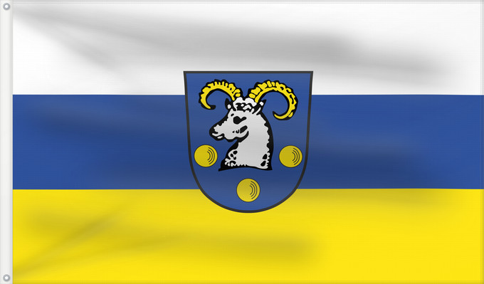Bandera, con dos ojales metálicos y lado del asta reforzado: Rattenberg (Bayerischer Wald)