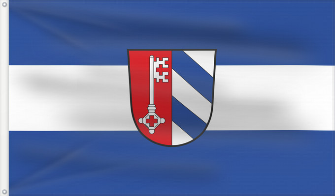 Bandera, con dos ojales metálicos y lado del asta reforzado: Salching (Bayerisches Golf- und Thermenland)