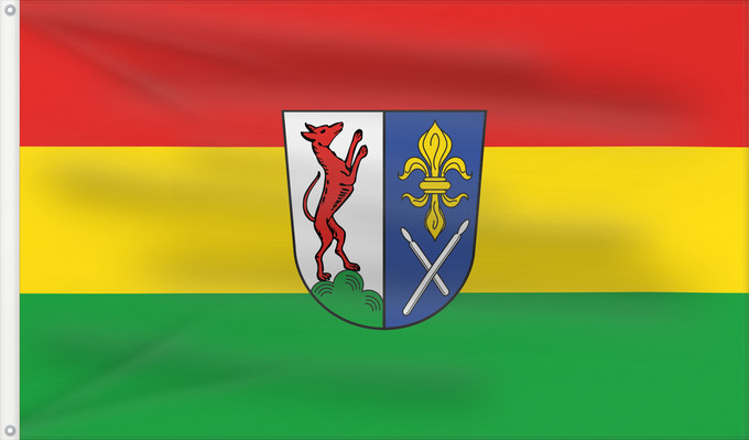 Bandera, con dos ojales metálicos y lado del asta reforzado: Windberg (Bayerischer Wald)