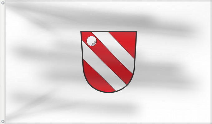 Bandera, con dos ojales metálicos y lado del asta reforzado: Eichendorf, M (Bayerisches Golf- und Thermenland)
