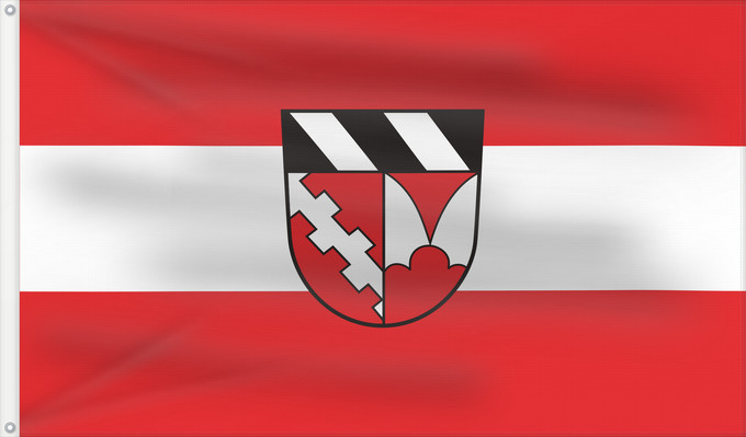 Bandera, con dos ojales metálicos y lado del asta reforzado: Gottfrieding (Bayerisches Golf- und Thermenland)