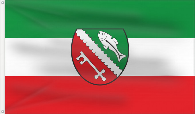 Bandera, con dos ojales metálicos y lado del asta reforzado: Loiching (Bayerisches Golf- und Thermenland)