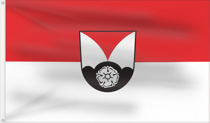 Bandera, con dos ojales metálicos y lado del asta reforzado: Mamming (Bayerisches Golf- und Thermenland)