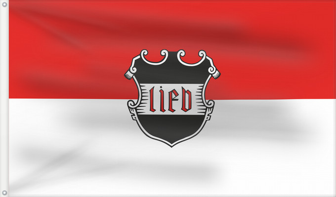 Bandera, con dos ojales metálicos y lado del asta reforzado: Marklkofen (Bayerisches Golf- und Thermenland)