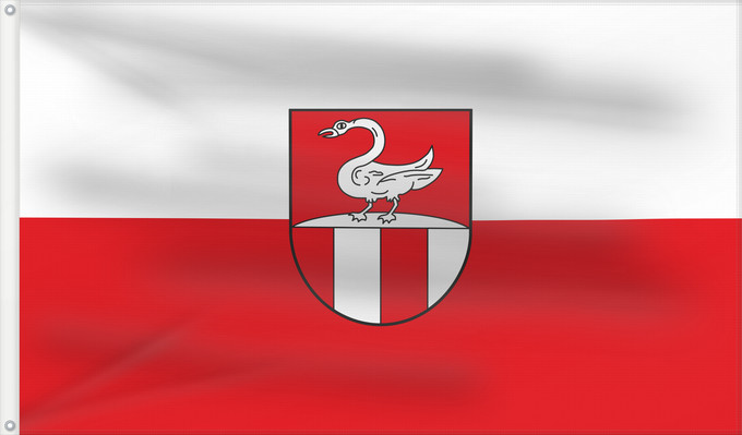 Bandera, con dos ojales metálicos y lado del asta reforzado: Ammerthal (Bayerischer Jura)
