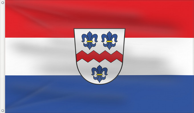 Bandera, con dos ojales metálicos y lado del asta reforzado: Ensdorf (Bayerischer Jura)