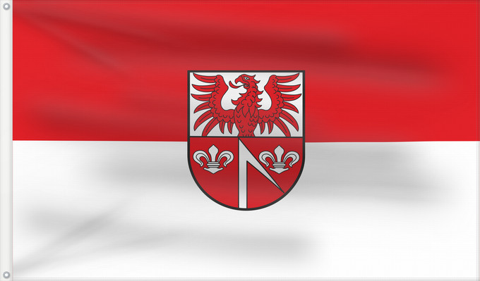 Bandera, con dos ojales metálicos y lado del asta reforzado: Neukirchen b.Sulzbach-Rosenberg (Bayerischer Jura)