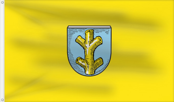 Bandera, con dos ojales metálicos y lado del asta reforzado: Schnaittenbach, St (Bayerischer Jura)