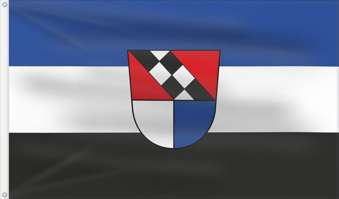 Bandera, con dos ojales metálicos y lado del asta reforzado: Ursensollen (Bayerischer Jura)