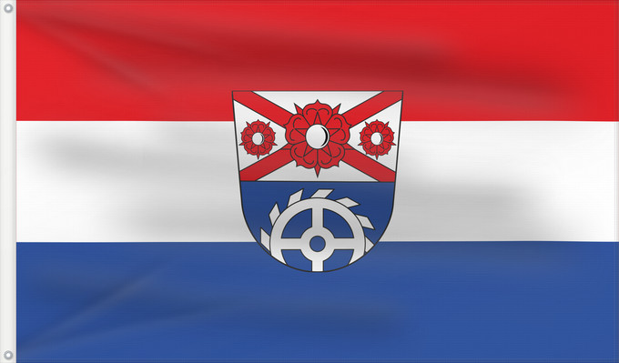 Bandera, con dos ojales metálicos y lado del asta reforzado: Weigendorf (Bayerischer Jura)