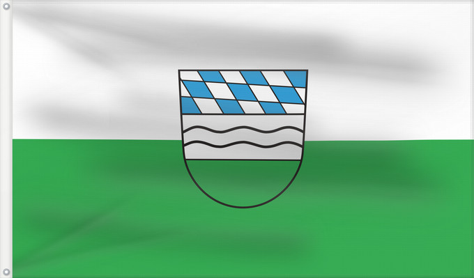 Bandera, con dos ojales metálicos y lado del asta reforzado: Furth im Wald, St (Bayerischer Wald)