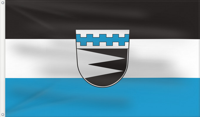 Bandera, con dos ojales metálicos y lado del asta reforzado: Gleißenberg (Bayerischer Wald)