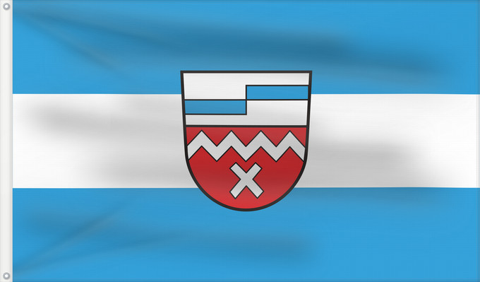 Bandera, con dos ojales metálicos y lado del asta reforzado: Pemfling (Bayerischer Wald)
