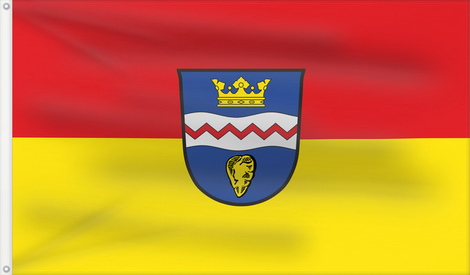 Bandera, con dos ojales metálicos y lado del asta reforzado: Pösing (Bayerischer Wald)