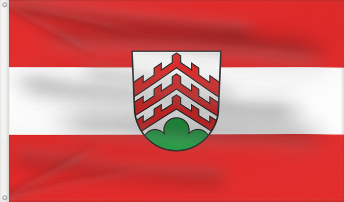 Bandera, con dos ojales metálicos y lado del asta reforzado: Zell (Bayerischer Wald)