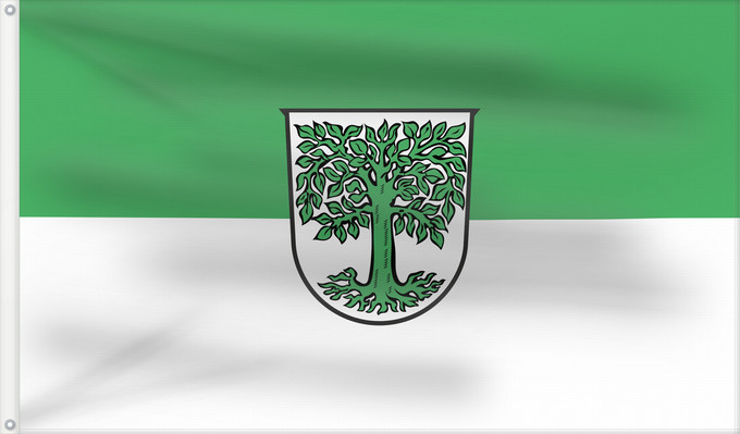 Bandera, con dos ojales metálicos y lado del asta reforzado: Waldmünchen, St (Bayerischer Wald)