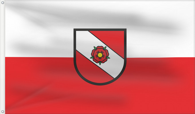 Bandera, con dos ojales metálicos y lado del asta reforzado: Dietfurt a.d.Altmühl, St (Bayerischer Jura)