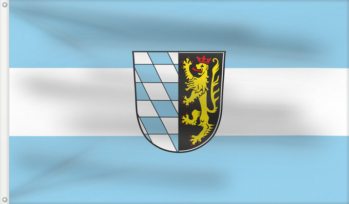 Bandera, con dos ojales metálicos y lado del asta reforzado: Grafenwöhr, St (Oberpfälzer Wald)