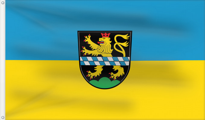 Bandera, con dos ojales metálicos y lado del asta reforzado: Pleystein, St (Oberpfälzer Wald)