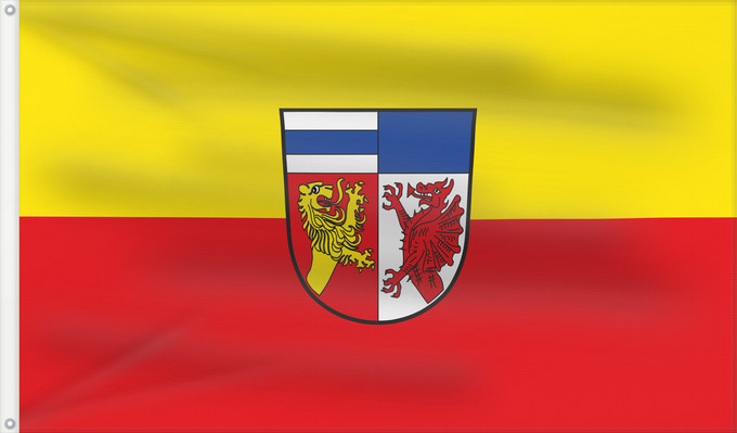 Bandera, con dos ojales metálicos y lado del asta reforzado: Schirmitz (Oberpfälzer Wald)