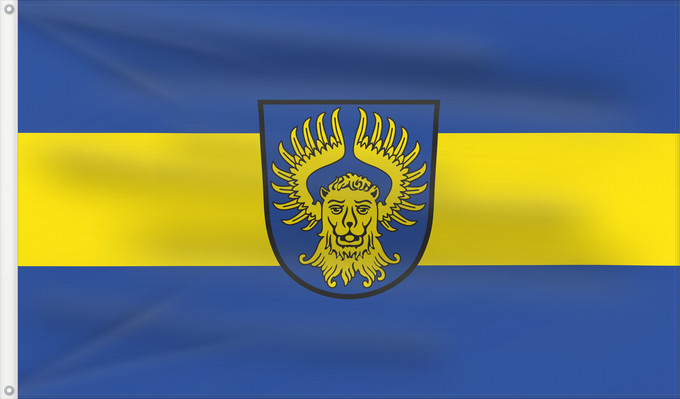 Bandera, con dos ojales metálicos y lado del asta reforzado: Alteglofsheim (Bayerisches Golf- und Thermenland)
