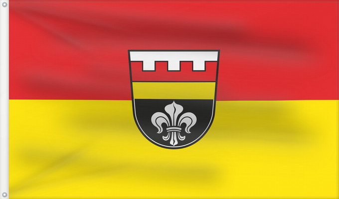 Bandera, con dos ojales metálicos y lado del asta reforzado: Pentling (Bayerischer Jura)