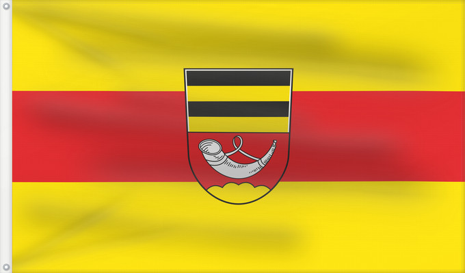 Bandera, con dos ojales metálicos y lado del asta reforzado: Altendorf (Oberpfälzer Wald)