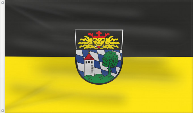Bandera, con dos ojales metálicos y lado del asta reforzado: Burglengenfeld, St (Oberpfälzer Wald)