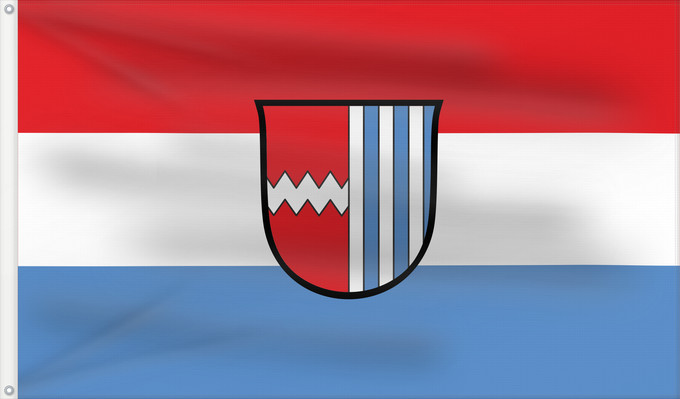 Bandera, con dos ojales metálicos y lado del asta reforzado: Niedermurach (Oberpfälzer Wald)